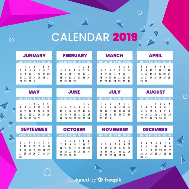 creative-2019-calendar-template